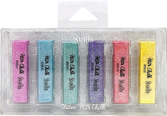Glitzer-Haarkreide-Set - Snails Glitter Hair Chalk  — Bild N1