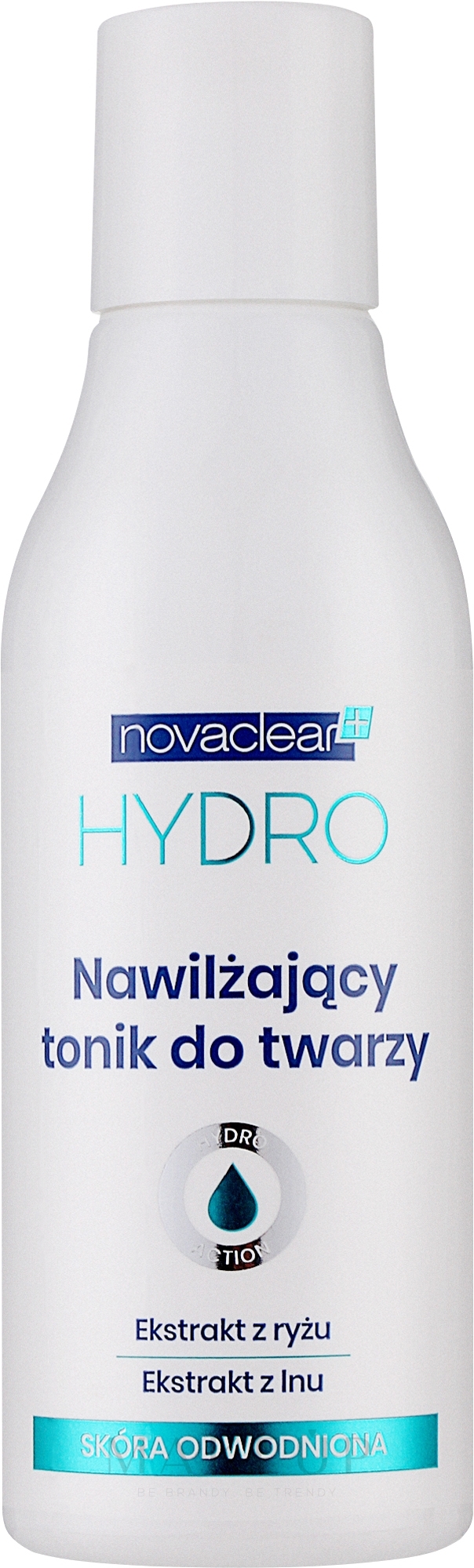 Feuchtigkeitsspendendes Gesichtstonikum mit Leinenextrakt - Novaclear Hydro — Bild 100 ml
