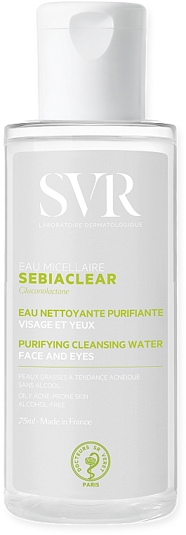 Mizellen-Reinigungswasser für das Gesicht - SVR Sebiaclear Purifying Cleansing Water — Foto N2