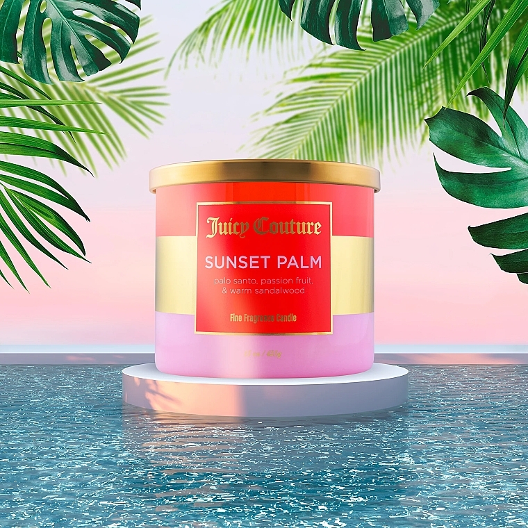 Duftkerze - Juicy Couture Sunset Palm Fine Fragrance Candle — Bild N3