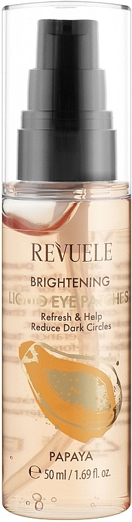 Augenpatches mit Papaya - Revuele Brightening Liquid Eye Patches Papaya — Bild N1