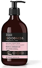 Düfte, Parfümerie und Kosmetik Natürliche Handseife Rose & Geranium - Baylis & Harding Goodness Rose & Geranium Natural Hand Wash
