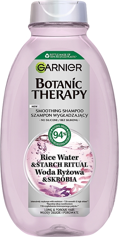 Shampoo für langes und poröses Haar - Garnier Botanic Therapy Rice Water — Bild N1