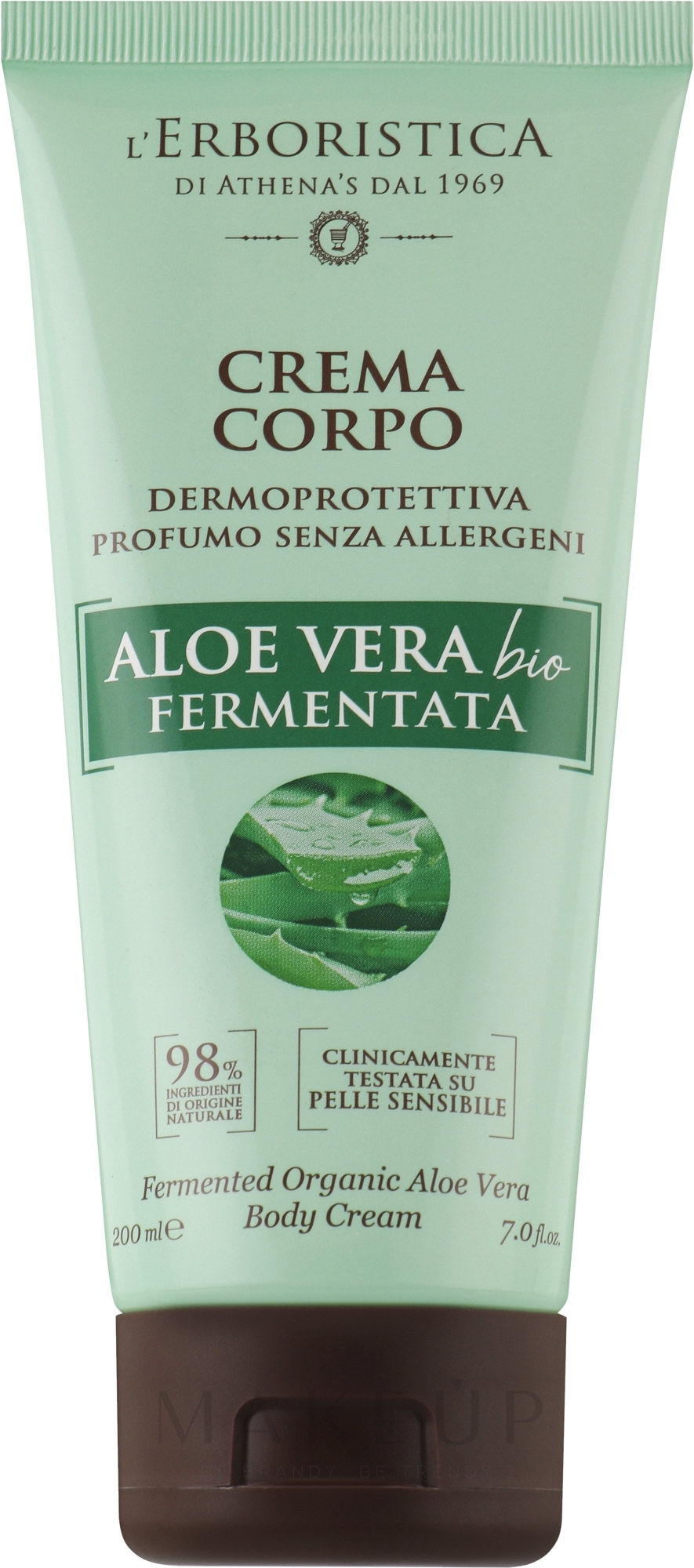 Körpercreme - Athena's Erboristica Aloe Vera Body Cream — Bild 200 ml