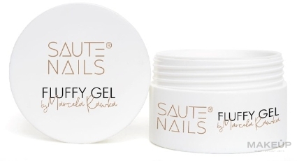 Gel zur Nagelverlängerung 30g - Saute Nails Fluffly Gel — Bild Milky Pink