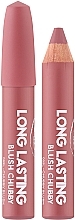 Rouge in Bleistiftform - PuroBio Cosmetics Long Lasting Blush Chubby  — Bild N1