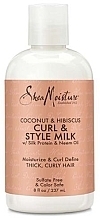 Haarmilch - Shea Moisture Coco & Hibiscus Style Milk — Bild N1