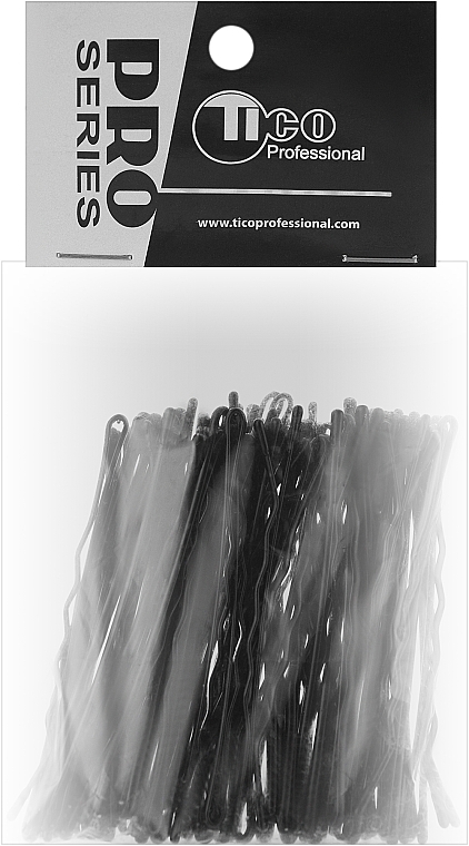Haarnadeln 70 mm schwarz - Tico Professional — Bild N3