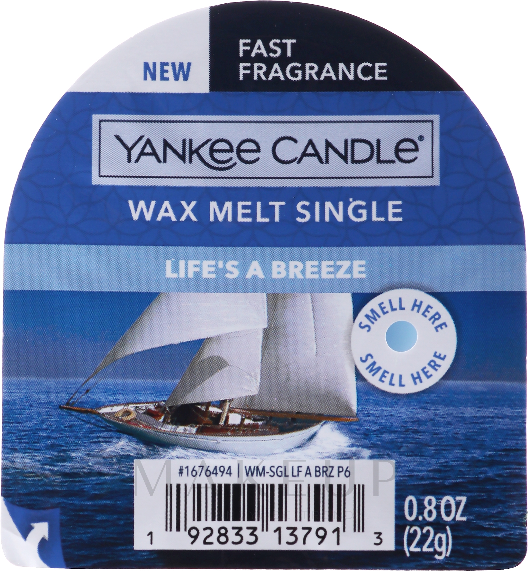 Aromatisches Wachs - Yankee Candle Classic Wax Juicy Life's A Breeze — Bild 22 g