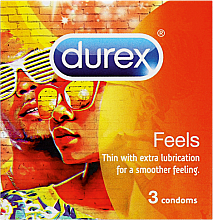 Düfte, Parfümerie und Kosmetik Kondome 3 St. - Durex Feels