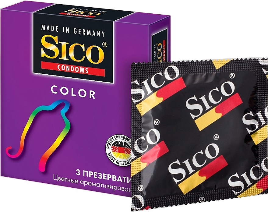 Kondomen Color 3 St. - Sico — Bild N1