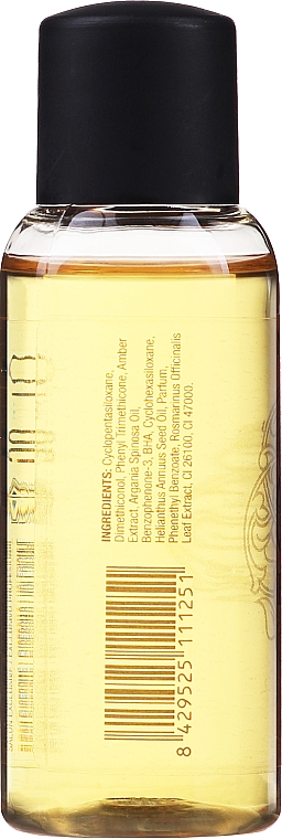 Pflegendes Haaröl mit Bernstein und Argan - Montibello Gold Oil Essence Amber and Argan Oil — Bild N2