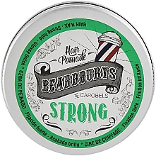 Düfte, Parfümerie und Kosmetik Haarpomade mit starkem Halt - Beardburys Strong Wax