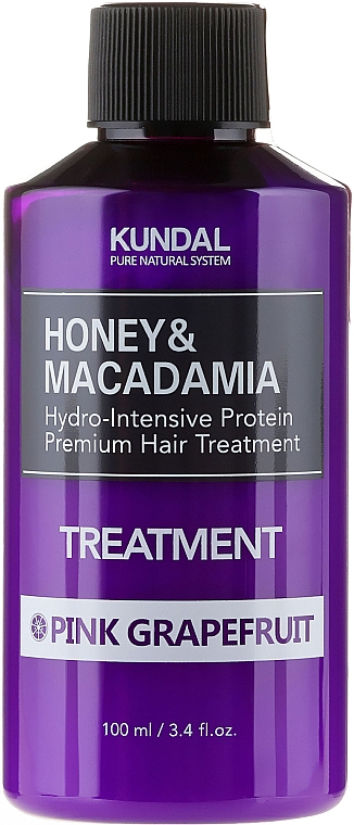 Feuchtigkeitsspendende Haarspülung mit rosa Grapefruit - Kundal Honey & Macadamia Treatment Pink Grapefruit — Bild N5