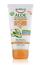 Düfte, Parfümerie und Kosmetik Sonnenschutzcreme mit Aloe für den Körper SPF 50+ - Equilibra Aloe Line Cream SPF 50+