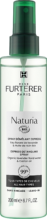 Express-Entwirrungsspray - Rene Furterer Naturia Express Detangling Spray Organic — Bild N1