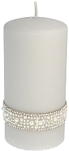 Düfte, Parfümerie und Kosmetik Dekorative Kerze Crystal Opal - Artman Christmas Candle Crystal Opal Ø7xH14cm