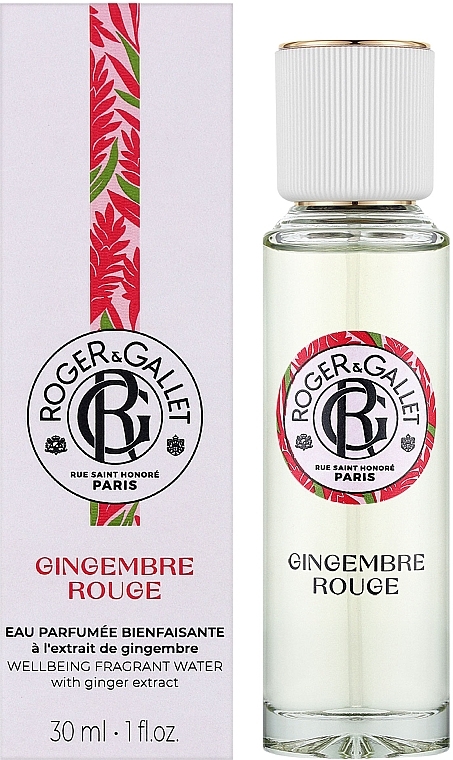 Roger&Gallet Gingembre Rouge Wellbeing Fragrant Water - Aromatisches Wasser — Bild N2