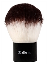 Düfte, Parfümerie und Kosmetik Haarbürste - Sefiros Black & White Kabuki Brush