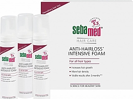 Düfte, Parfümerie und Kosmetik Set - Sebamed Anti-Hairloss (h/foam/3x70ml)
