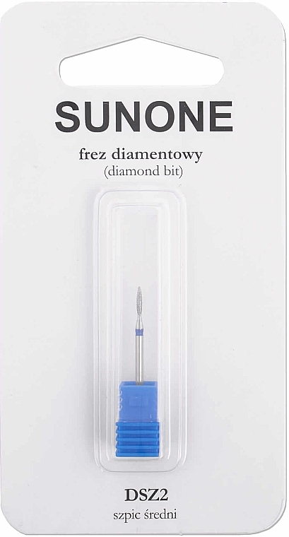 Nagelfräser DSZ2 Flamme mittel blau - Sunone Diamond Nail Drill — Bild N1