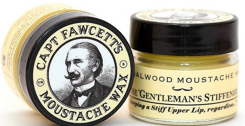 Schnurrbartpflegeset für Männer - Captain Fawcett Sandalwood (Schnurrbartwachs 15ml + Schnurrbartkamm) — Bild N3