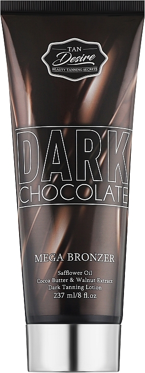 Solariumcreme mit Kakaobutter auf Basis von Kokosmilch - Tan Desire Dark Chocolate Mega Bronzer — Bild N1