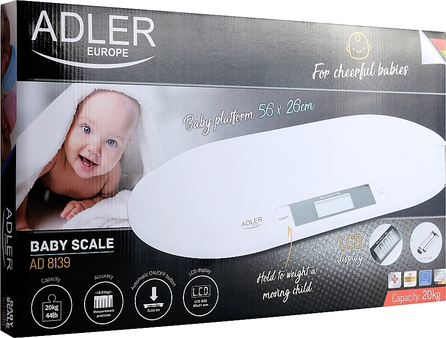 AD 8139 Babywaage - Adler Baby Scale — Bild N1