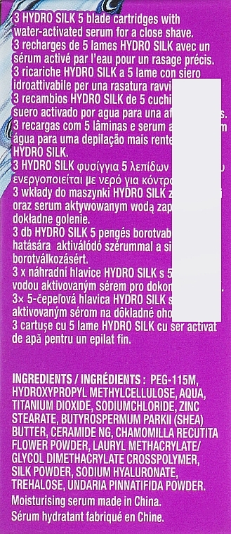 Ersatzklingen 3 St. - Wilkinson Sword Hydro Silk — Bild N4