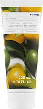 Düfte, Parfümerie und Kosmetik Körpermilch mit Zitrusfrucht - Korres Citrus Body Milk