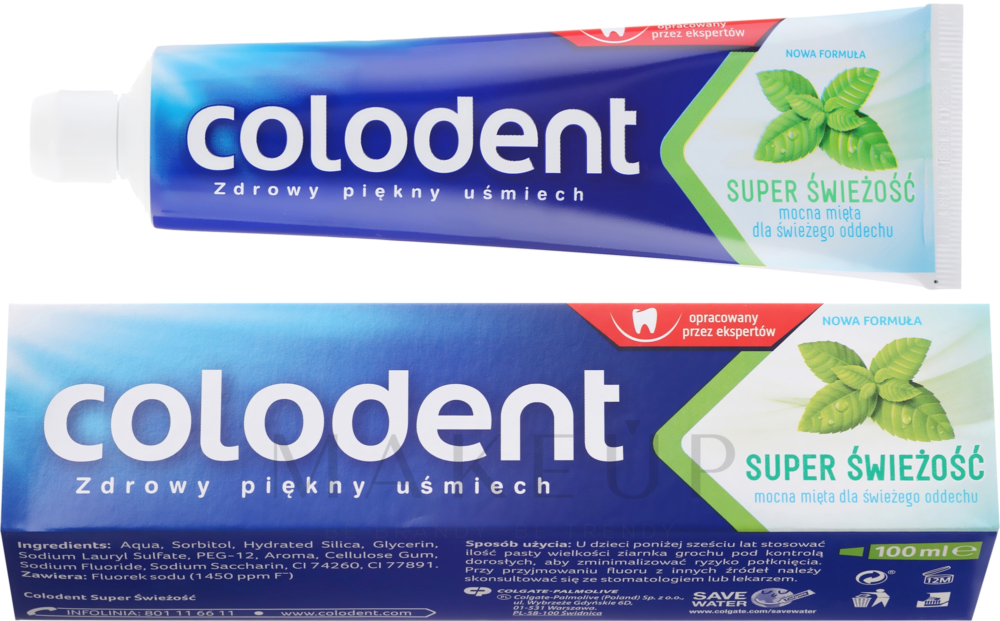 Extra frische Zahnpasta mit Minze - Colodent — Bild 100 ml