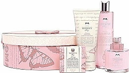 Düfte, Parfümerie und Kosmetik Körperpflege-Geschenkset Rose - Affinity Bay Rose Romance Ultimate Collection (Duschgel 300ml + Körpercreme 200ml + Badeschaum 100ml + Seife 95g)