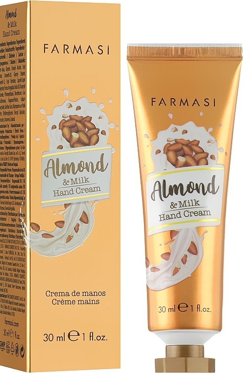 Handcreme mit Mandeln und Milch - Farmasi Almond & Milk Hand Cream — Bild N1