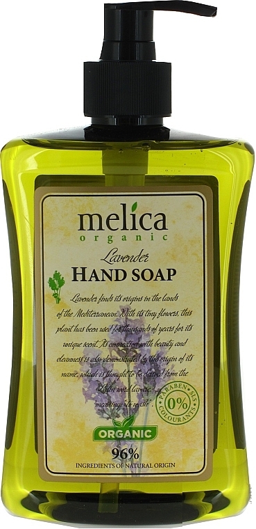 Flüssigseife Lavendel - Melica Organic Lavander Liquid Soap — Bild N1