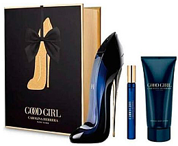 Carolina Herrera Good Girl - Duftset (Eau de Parfum 80ml + Körperlotion 100ml + Eau de Parfum (mini) 10ml) — Bild N1