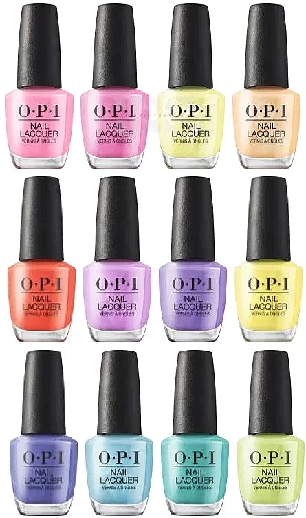 Set - OPI Nail Lacquer Classic Summer 2023 Collection (n/lacquer/12x5ml) — Bild N1