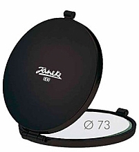 Taschenspiegel 71448, D73 mm, schwarz - Janeke Round Mirror Black — Bild N1