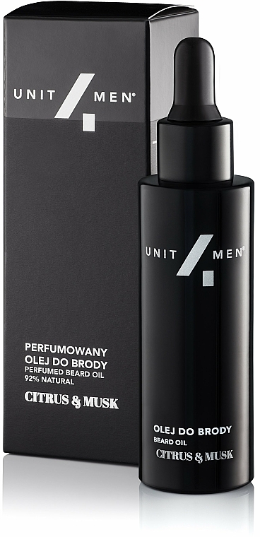 Pflegeset für Männer - Unit4Men Citrus&Musk (Parfümiertes Bartöl 30ml + Parfümiertes Bartshampoo 100ml) — Bild N2