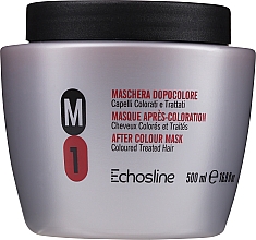Düfte, Parfümerie und Kosmetik Maske für gefärbtes und geschädigtes Haar - Echosline M1 After Color Mask