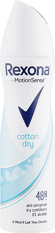 Deospray Antitranspirant - Rexona MotionSense Cotton Dry Anti-Perspirant
