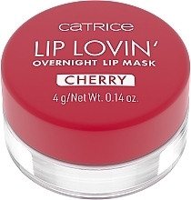 Lippenmaske - Catrice Lip Lovin' Overnight Lip Mask Cherry Pop  — Bild N2