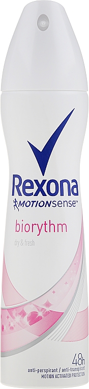 Deospray Antitranspirant - Rexona Biorythm Deodorant Spray — Bild N1