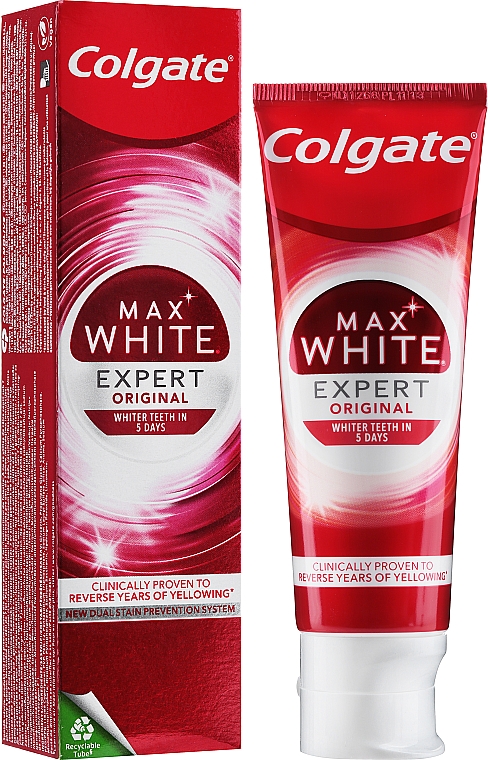 Aufhellende Zahnpasta Max White Expert White Cool Mint - Colgate Max White Expert White Cool Mint Toothpaste — Bild N13