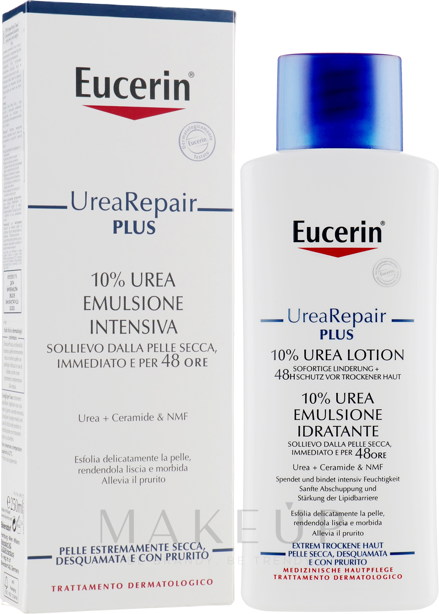 Intensiv feuchtigkeitsspendende Körperlotion für sehr trockene Haut mit 10% Urea - Eucerin Repair Lotion 10% Urea — Foto 250 ml