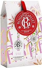 Düfte, Parfümerie und Kosmetik Roger & Gallet Feuille de The Wellbeing Fragrant Water - Duftset (Gesichtswasser 30ml + Creme 30ml)