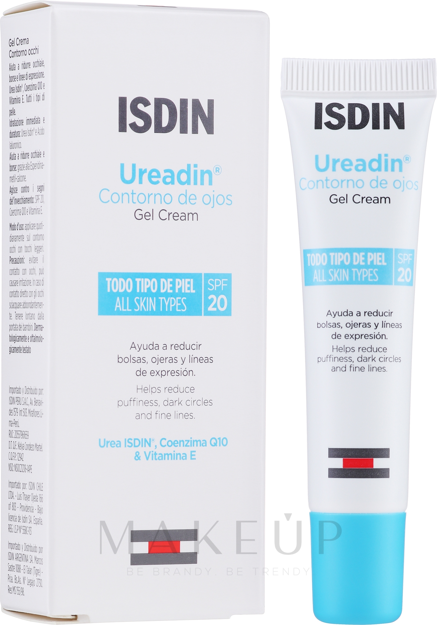 Augencreme - Isdin Ureadin Eye Contour Cream — Bild 15 ml
