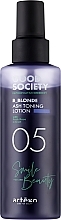 Düfte, Parfümerie und Kosmetik Tonisierende Haarlotion - Artego Good Society 05 B_Blonde Toning Lotion 