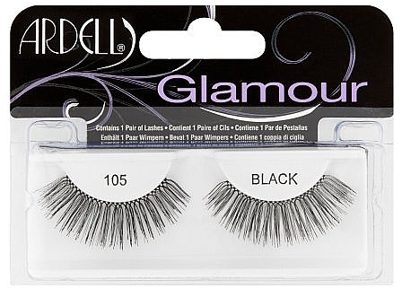 GESCHENK! Falsche Wimpern - Ardell Fashion Lashes Glamour Black 105 — Bild N1