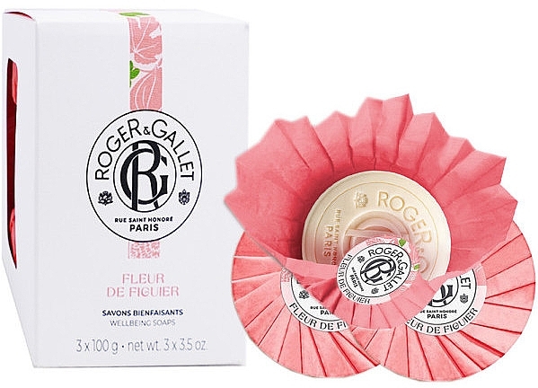 Roger&Gallet Fleur de Figuier - Seifenset (Seife 3x100g)  — Bild N1