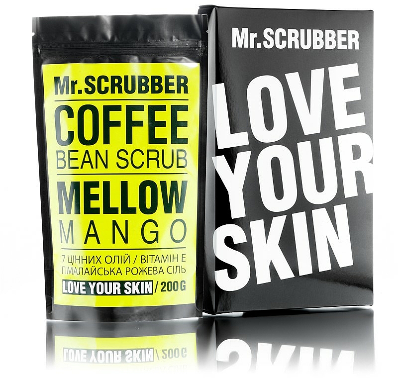 Kaffeepeeling für Gesicht und Körper - Mr.Scrubber Mellow Mango Scrub — Bild N1